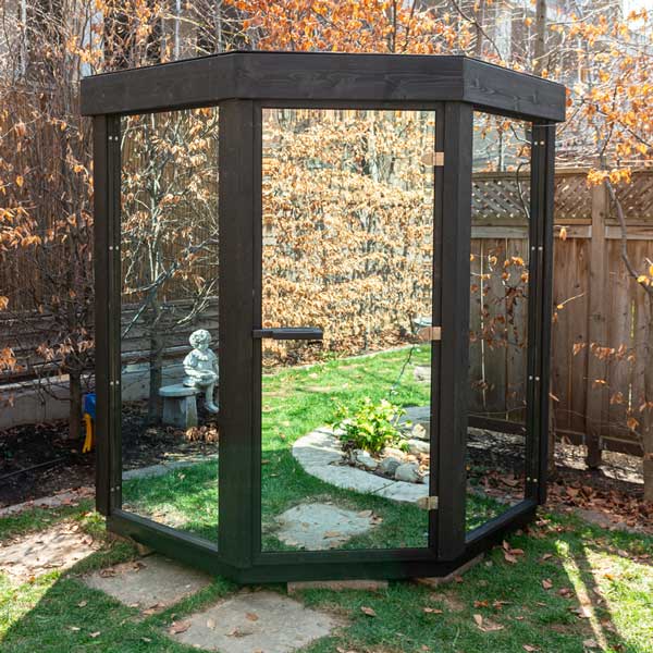 CU552T - Pure Cube Trinity Sauna - Knotty Red Cedar
