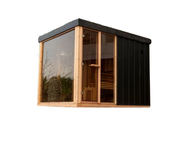 OR6112 - Pure Cube Orion Sauna - Knotty Red Cedar