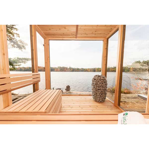 OR6112 - Pure Cube Orion Sauna - Knotty Red Cedar