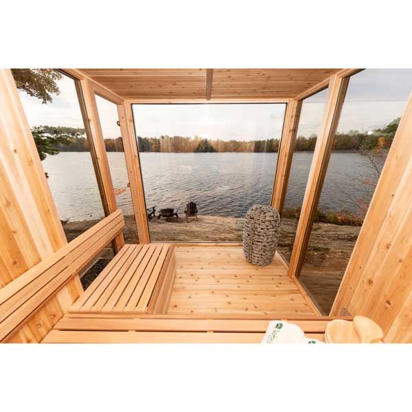 OR6112 - Pure Cube Orion Sauna - Knotty Red Cedar
