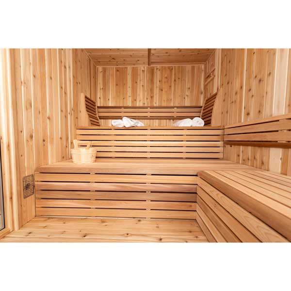 OR6112 - Pure Cube Orion Sauna - Knotty Red Cedar